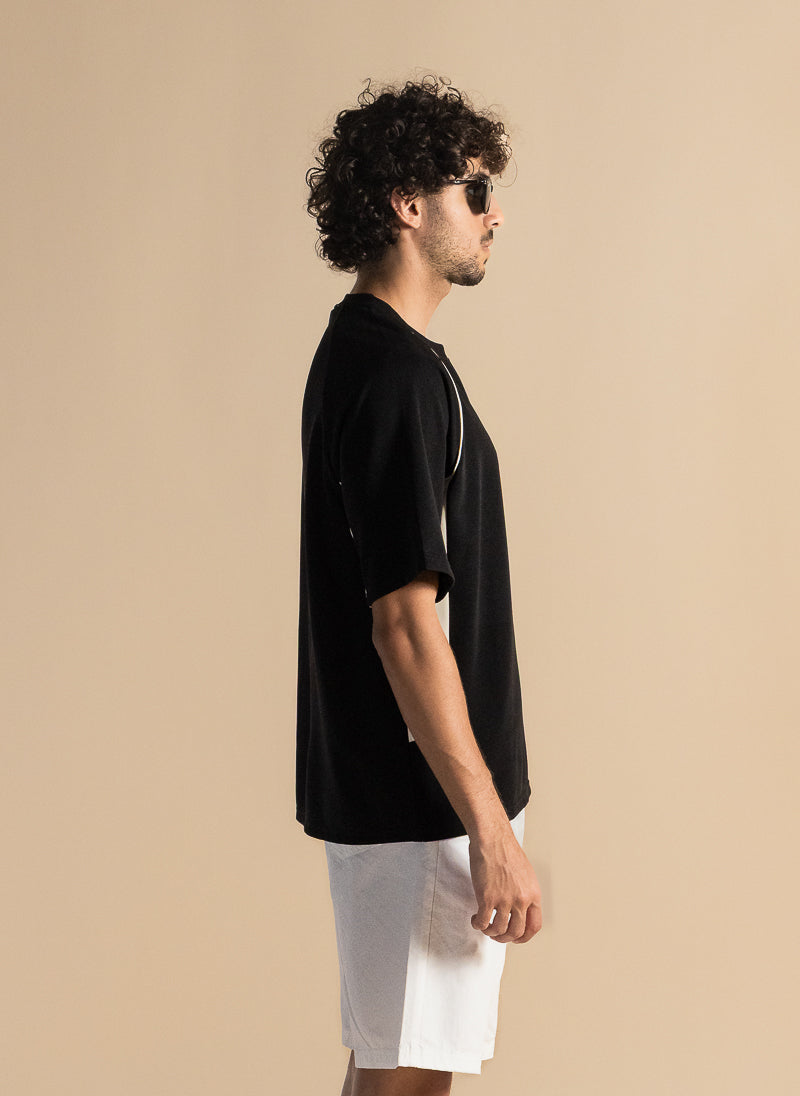 DETAILED EMBROIDERED T-SHIRT