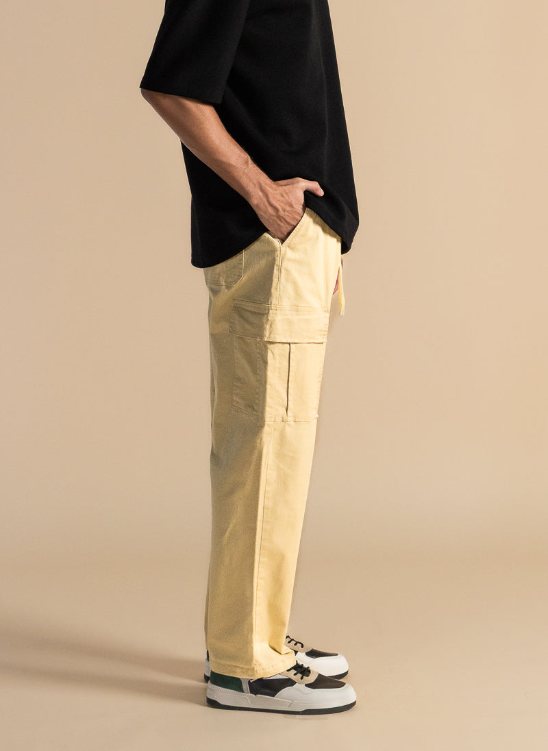 RELAXED FIT CARGO TROUSERS
