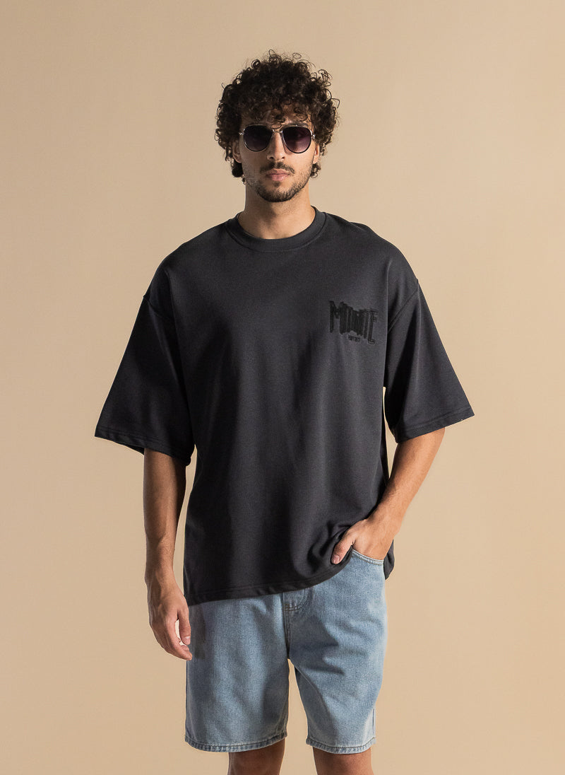 DETAIL EMBROIDERED MIDWEIGHT T-SHIRT