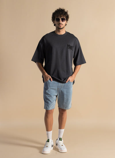 DETAIL EMBROIDERED MIDWEIGHT T-SHIRT