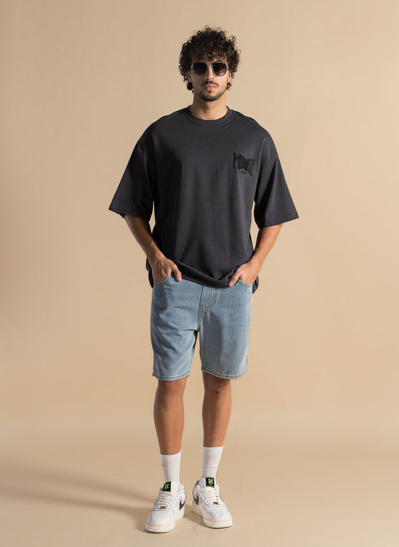 DETAIL EMBROIDERED MIDWEIGHT T-SHIRT