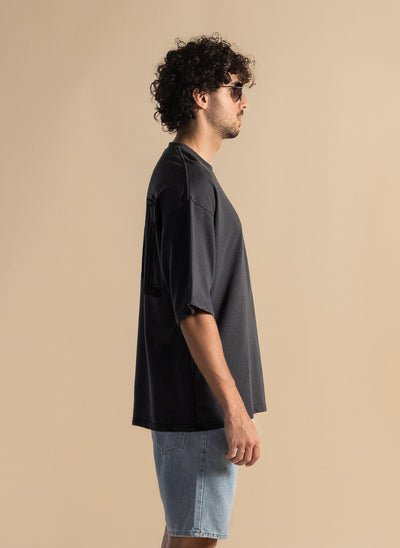 DETAIL EMBROIDERED MIDWEIGHT T-SHIRT