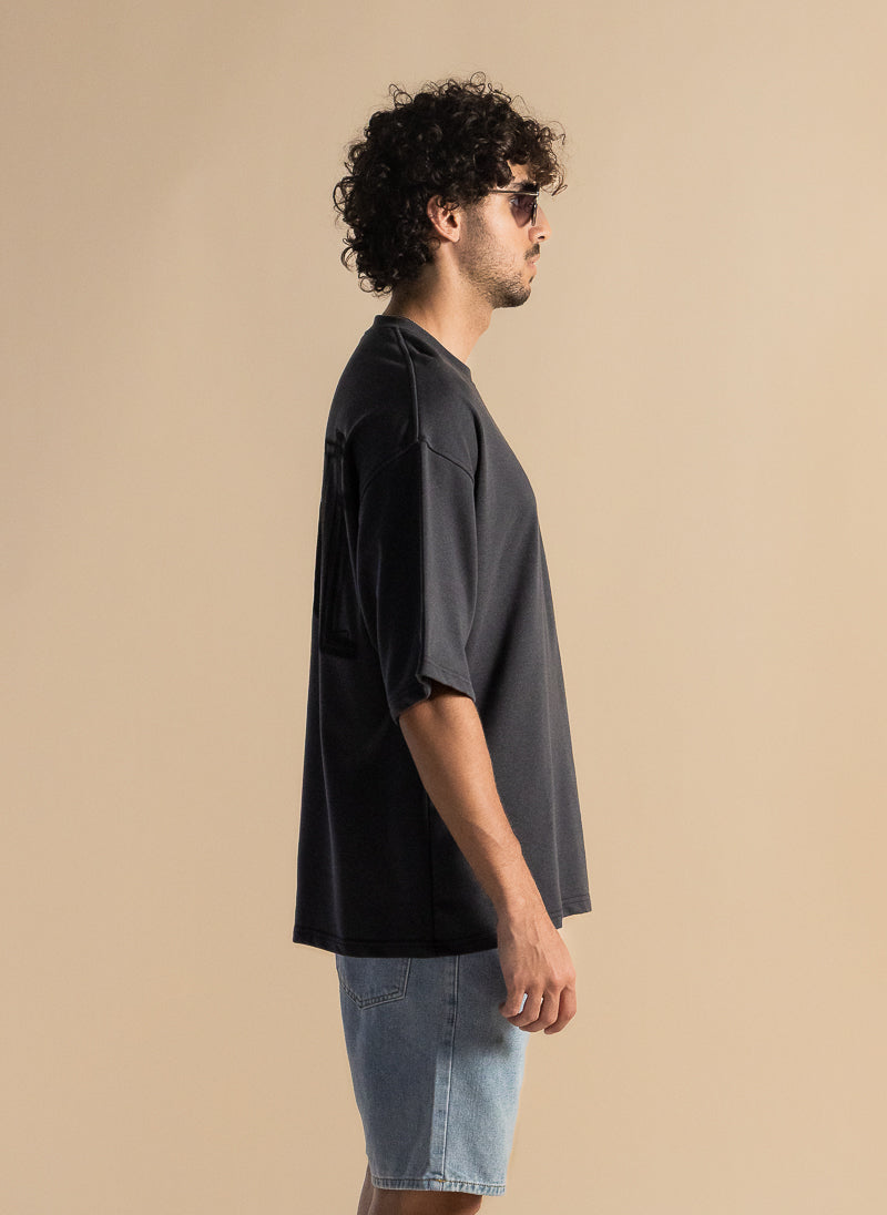 DETAIL EMBROIDERED MIDWEIGHT T-SHIRT