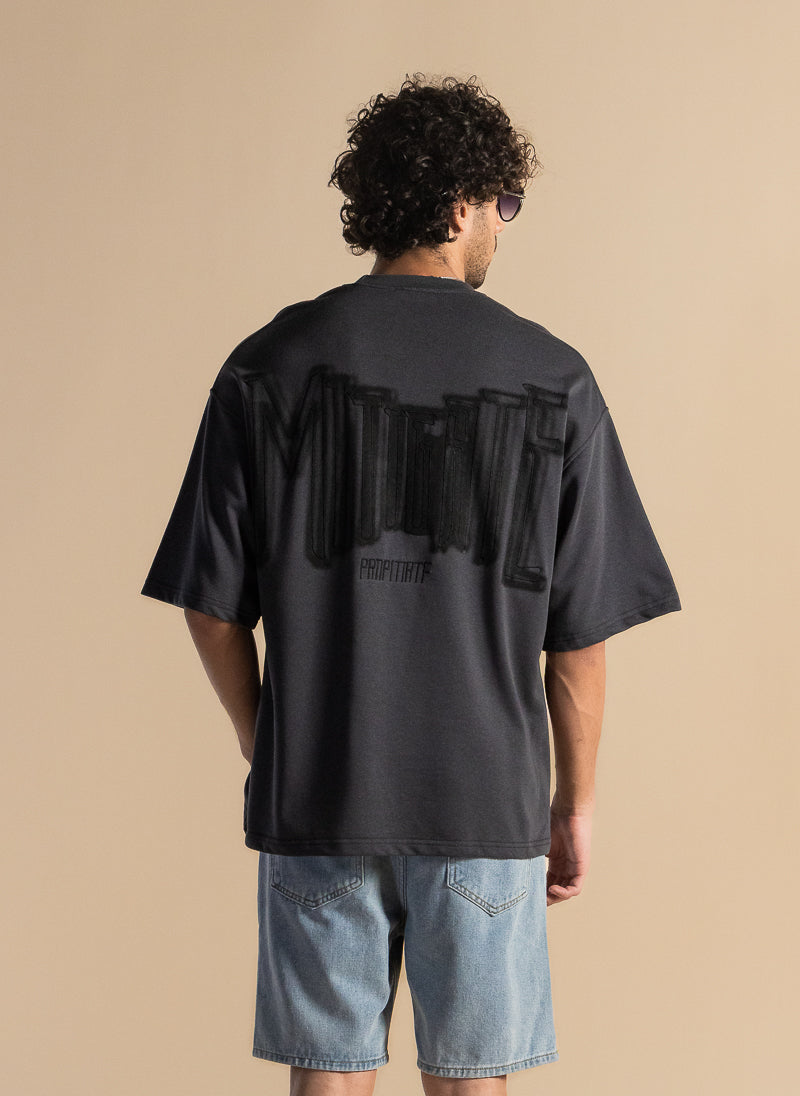 DETAIL EMBROIDERED MIDWEIGHT T-SHIRT
