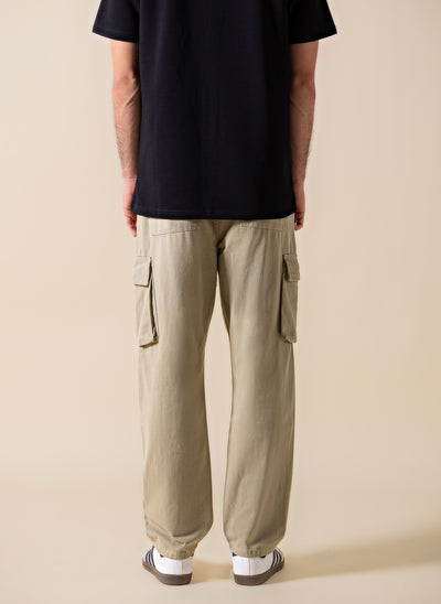 WASHED SOFT CARGO TROUSERS