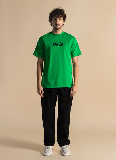 DETAIL EMBROIDERED PATCHWORK T-SHIRT