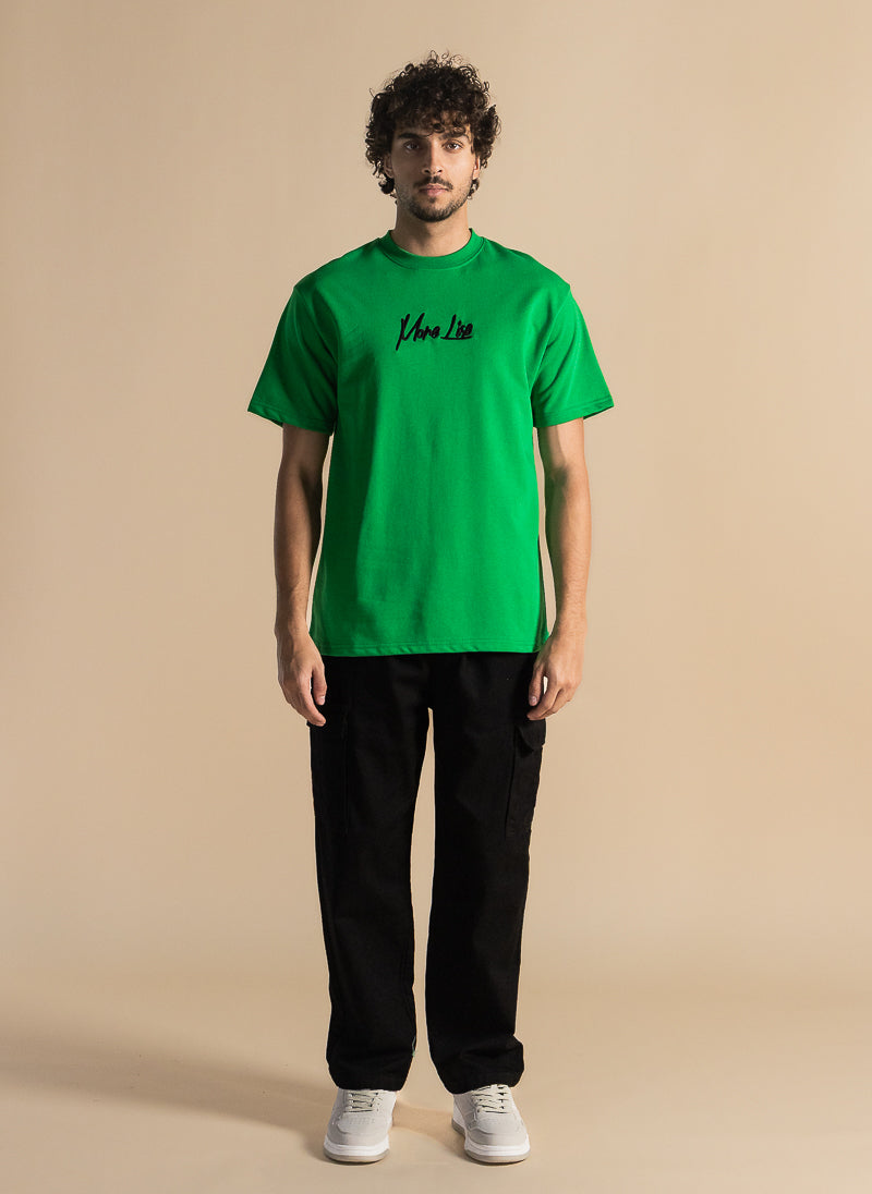 DETAIL EMBROIDERED PATCHWORK T-SHIRT
