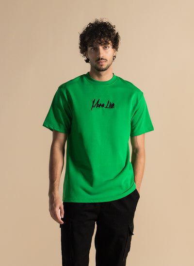 DETAIL EMBROIDERED PATCHWORK T-SHIRT