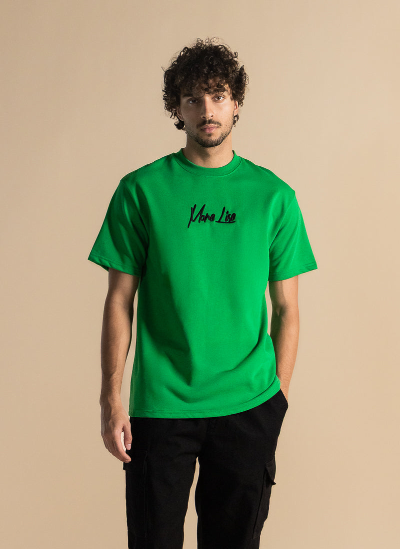 DETAIL EMBROIDERED PATCHWORK T-SHIRT