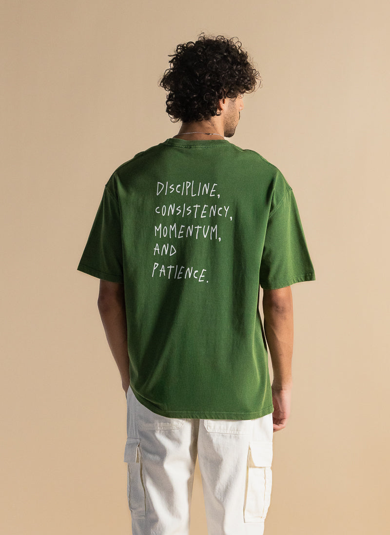 SLOGAN PRINTED COTTON T-SHIRT