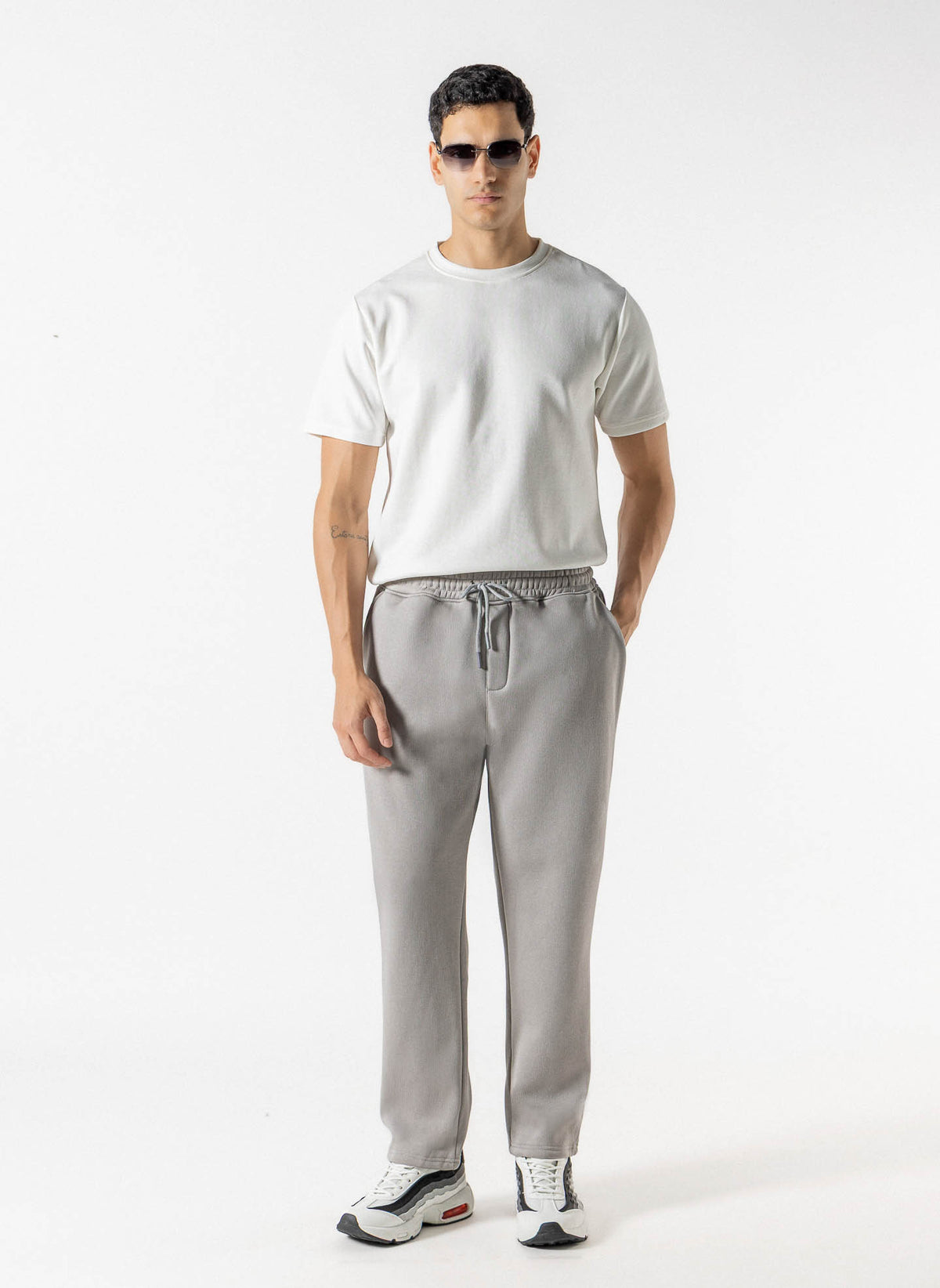 HEAVYWEIGHT FLEECE STRAIGHT LEG JOGGERS