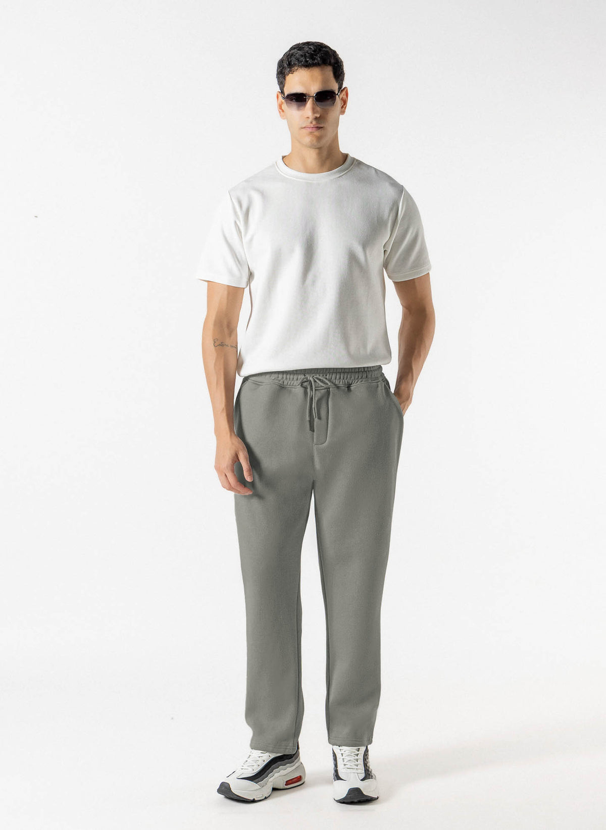 HEAVYWEIGHT FLEECE STRAIGHT LEG JOGGERS