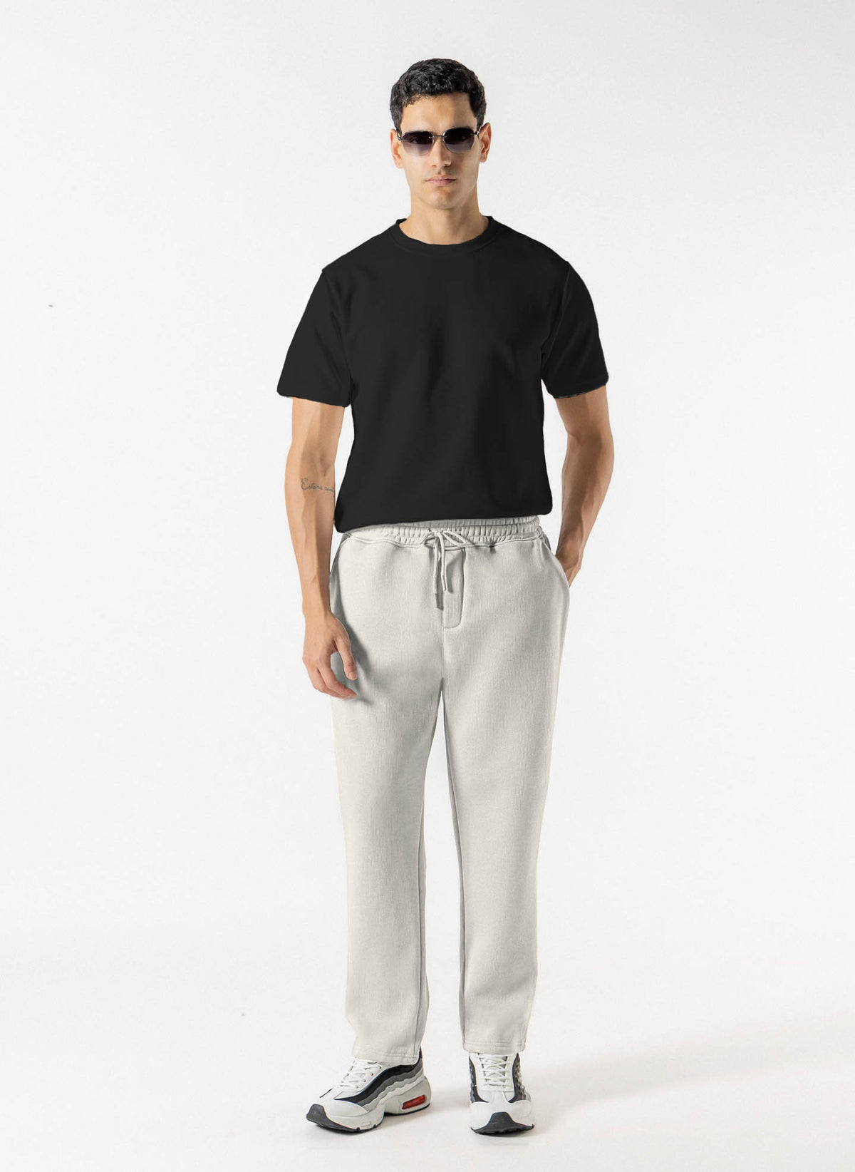 HEAVYWEIGHT FLEECE STRAIGHT LEG JOGGERS