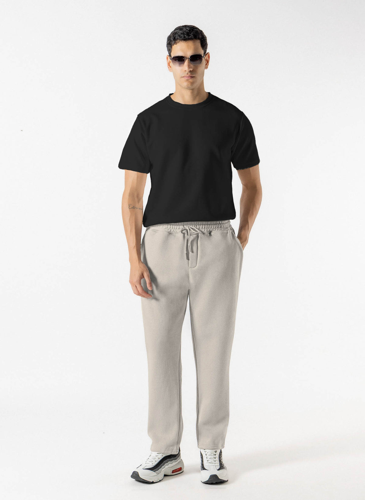 HEAVYWEIGHT FLEECE STRAIGHT LEG JOGGERS