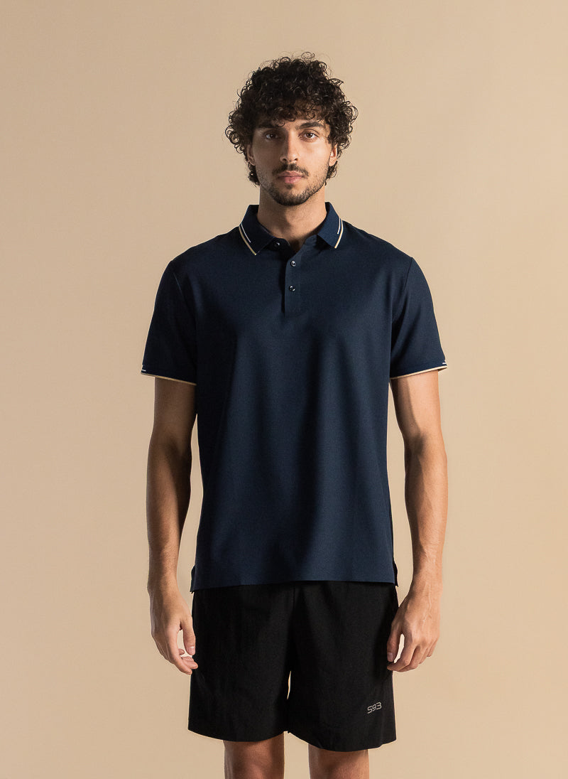S93 DETAILED TECHINCAL POLO SHIRT