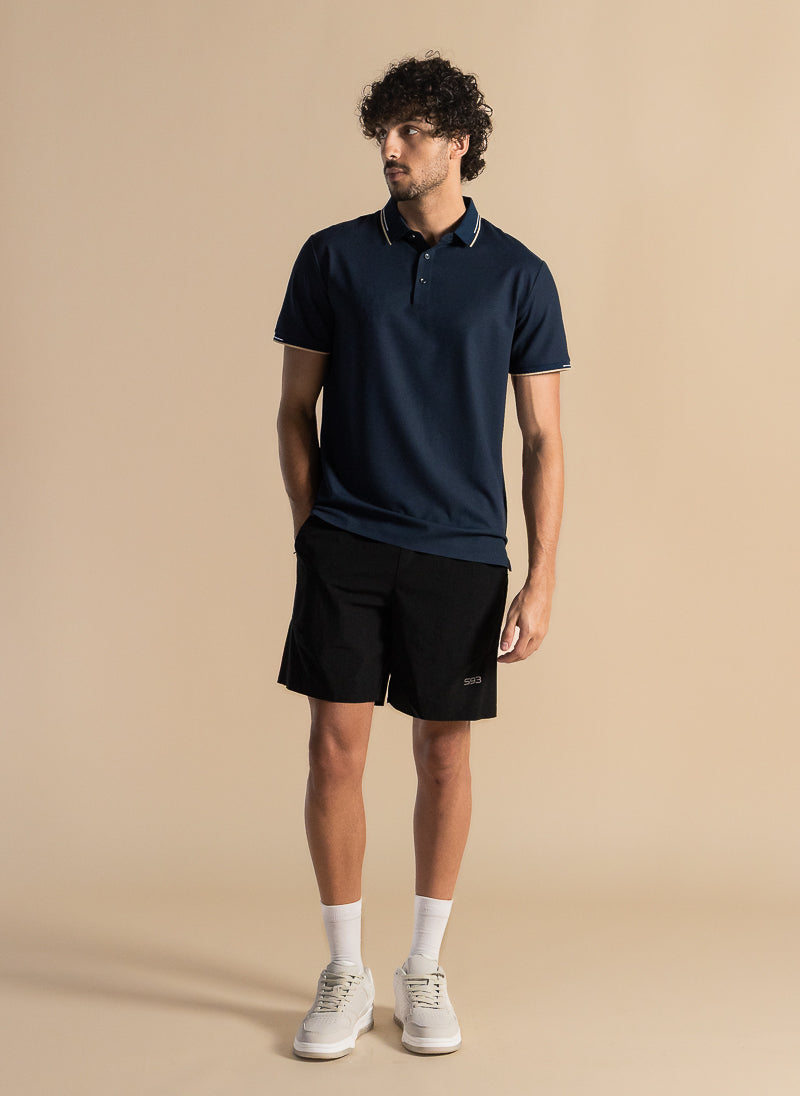 S93 DETAILED TECHINCAL POLO SHIRT