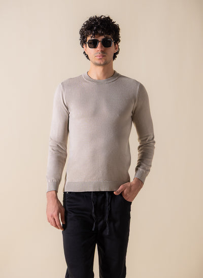 KNITTED SLIM SWEATER