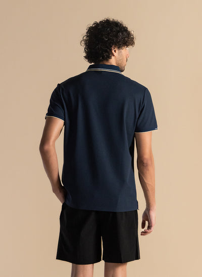 S93 DETAILED TECHINCAL POLO SHIRT