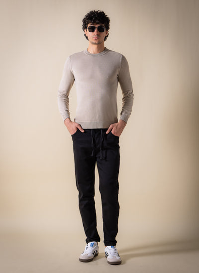 KNITTED SLIM SWEATER