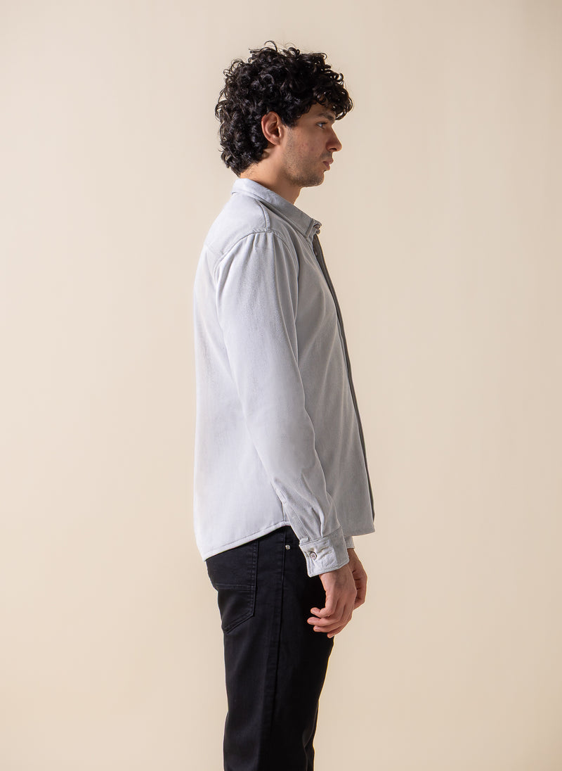 SUEDE TOUCH SLIM SHIRT