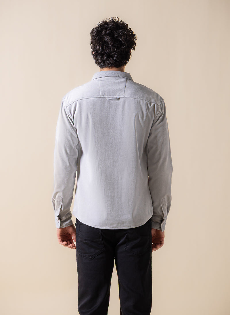 SUEDE TOUCH SLIM SHIRT