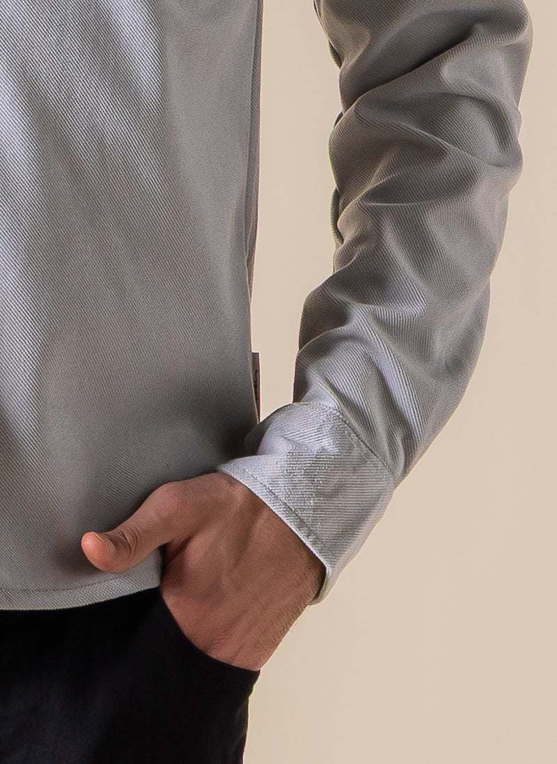 SUEDE TOUCH SLIM SHIRT