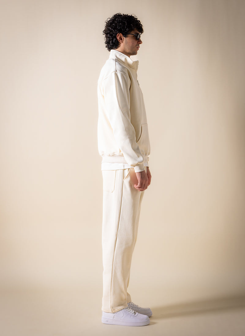 SOFT QUARTER-ZIP SWEATSHIRT SET