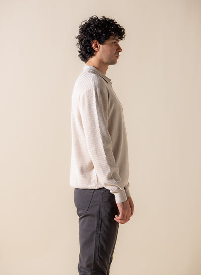 TEXTURED POLO SHIRT