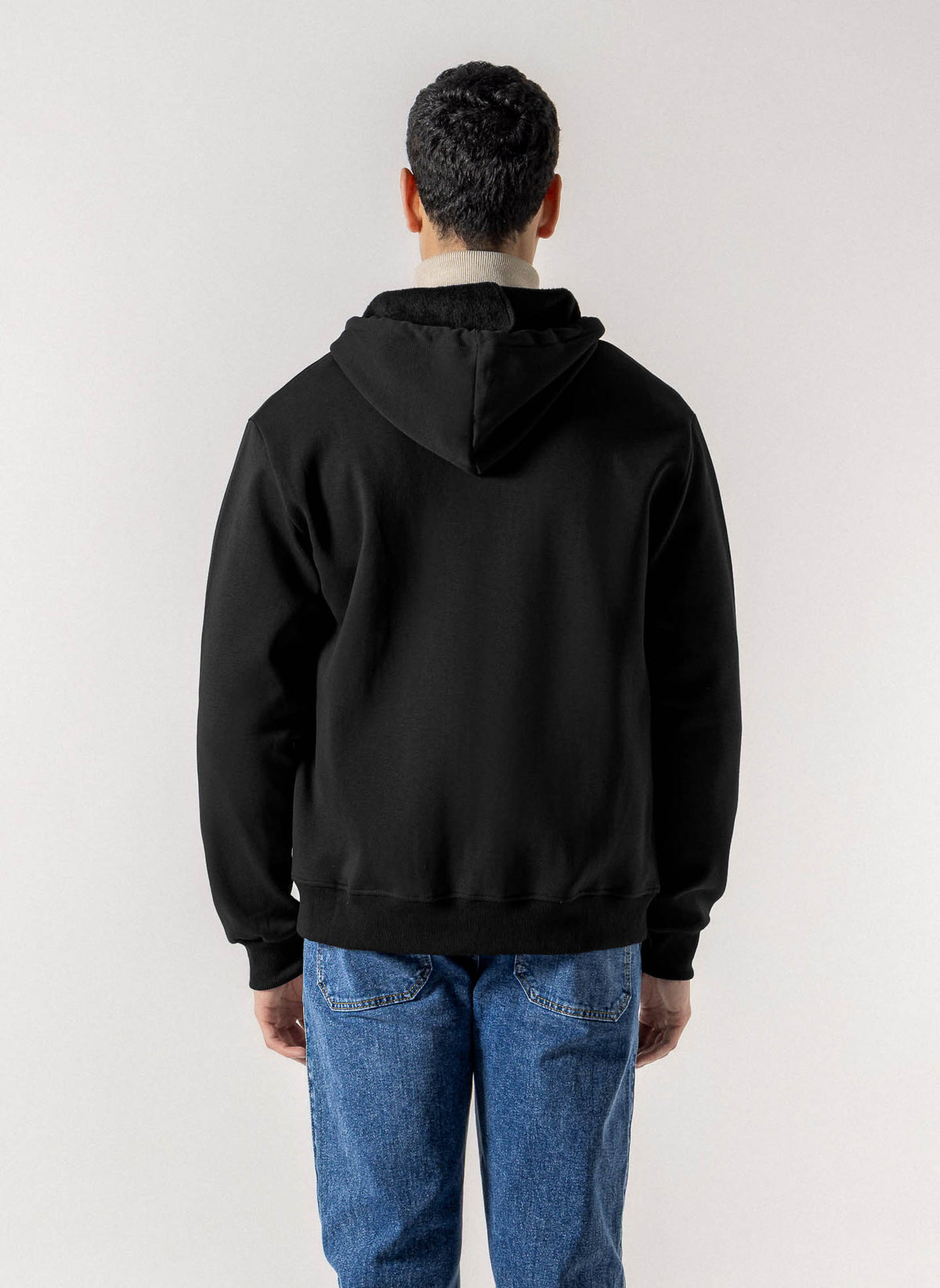 FLEECE LINED ZIP HOODIE
