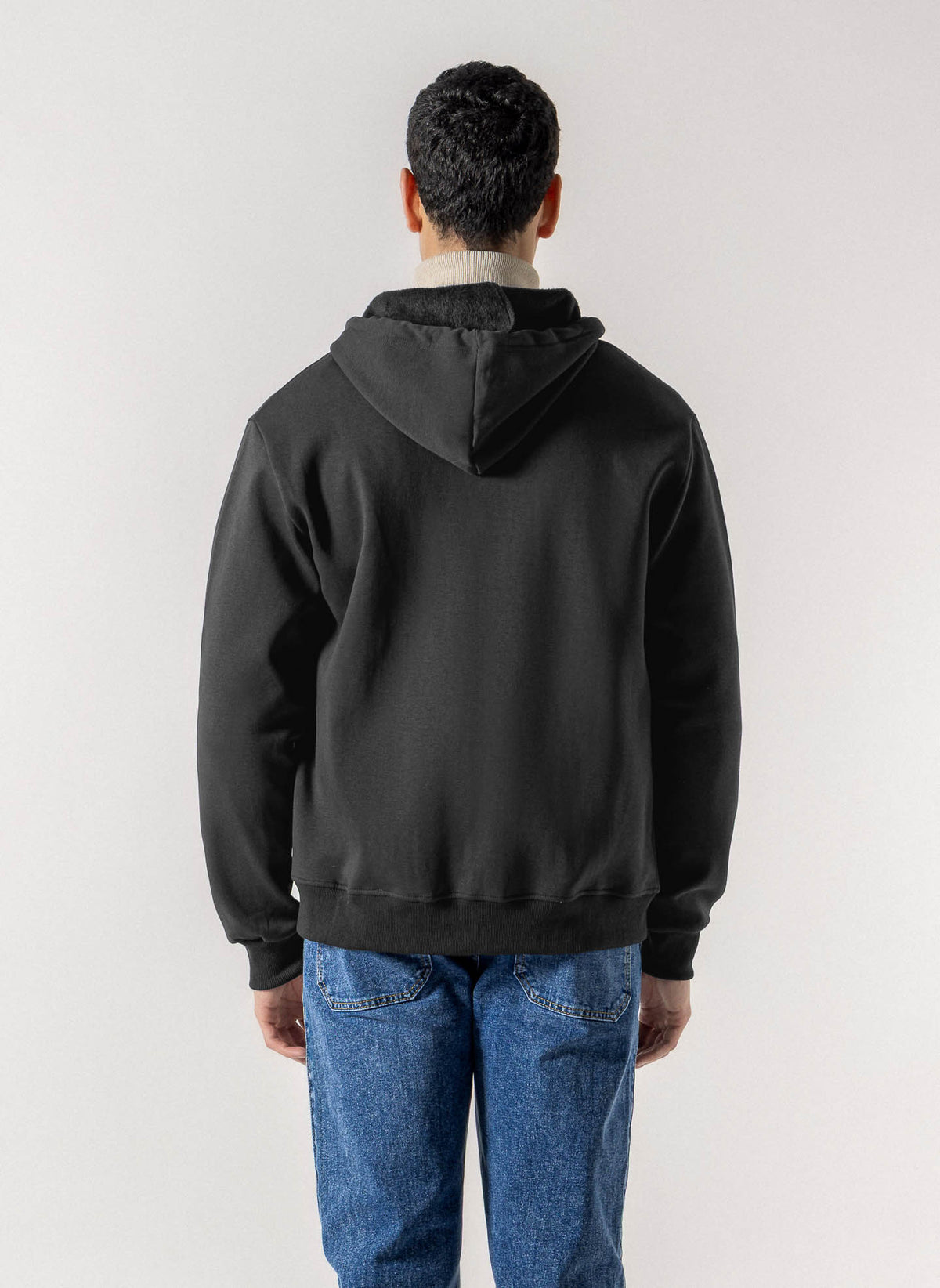 FLEECE LINED ZIP HOODIE