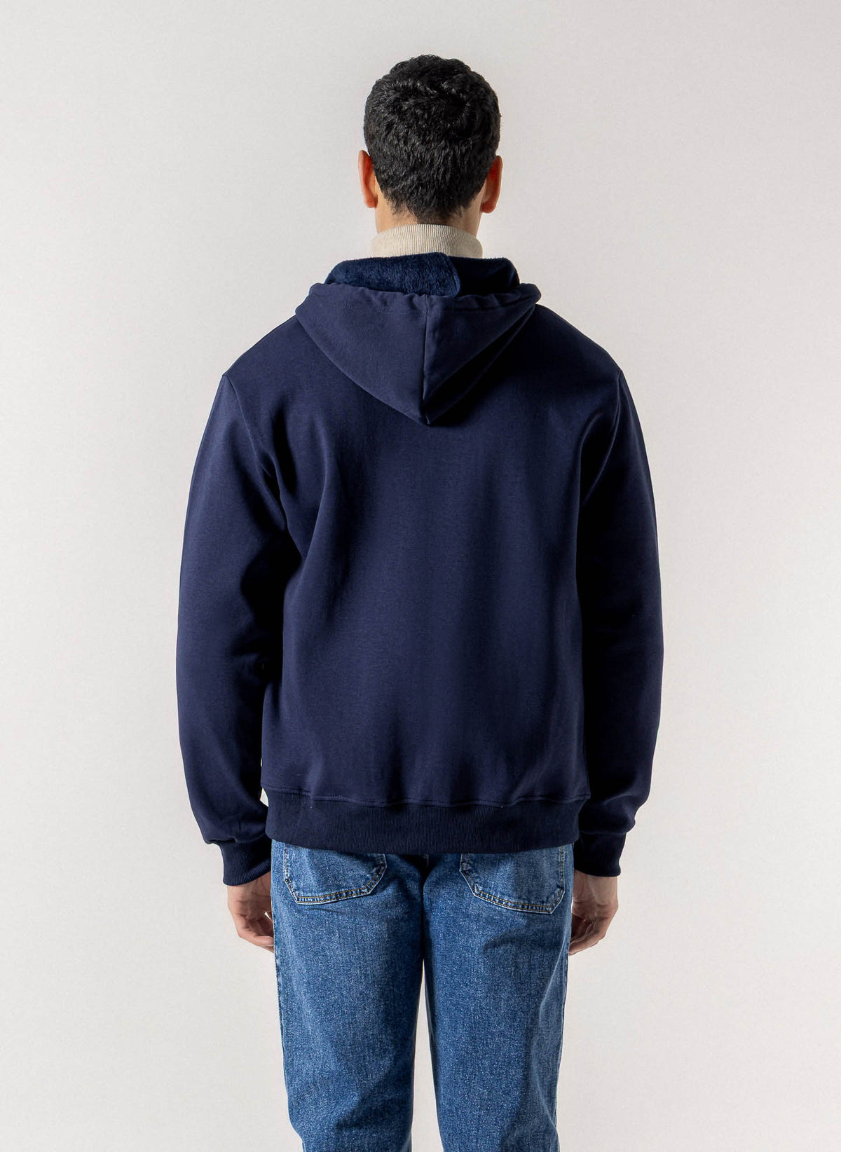 FLEECE LINED ZIP HOODIE