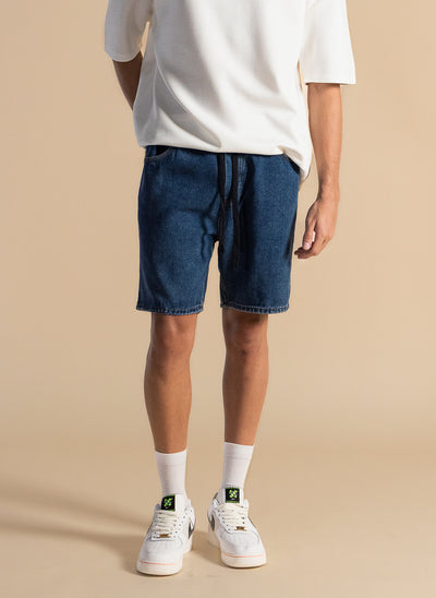 SOFT DENIM COMFORT SHORTS