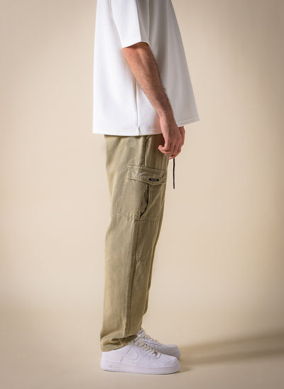 JOGGER-WAIST CARGO TROUSERS