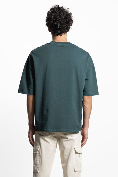 SLOGAN PRINT HEAVYWEIGHT T-SHIRT