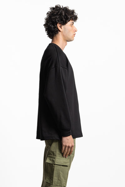 FAUX FUR HEAVERYWEIGHT SWEATSHIRT