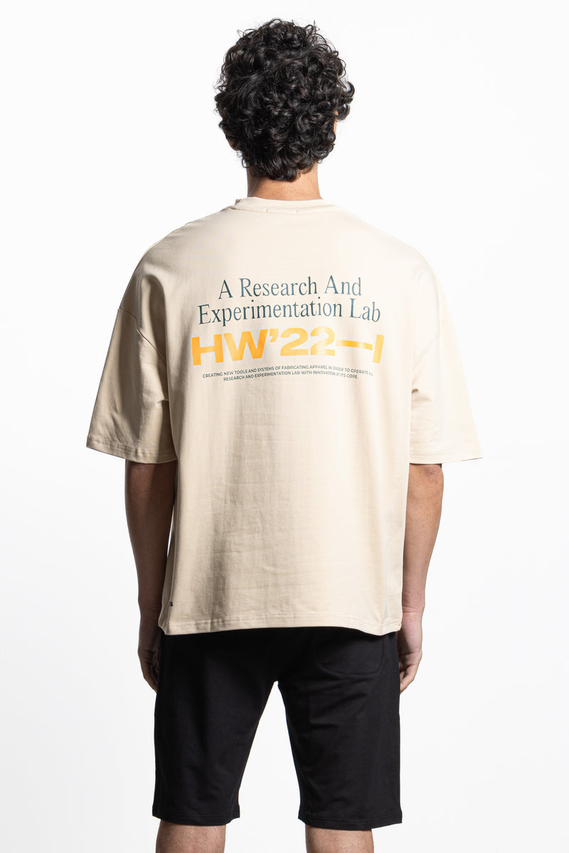 SLOGAN PRINTED HEAVYWEIGHT T-SHIRT