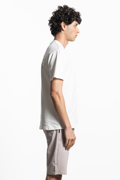 CONTRAST PRINT SLIM T-SHIRT