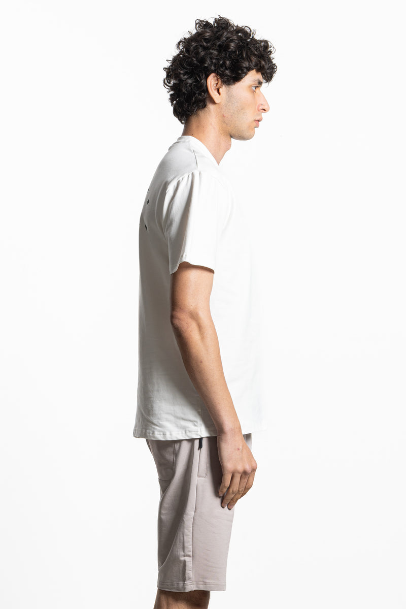CONTRAST PRINT SLIM T-SHIRT