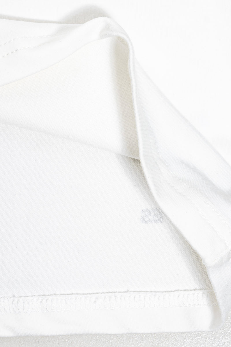 CONTRAST PRINT SLIM T-SHIRT