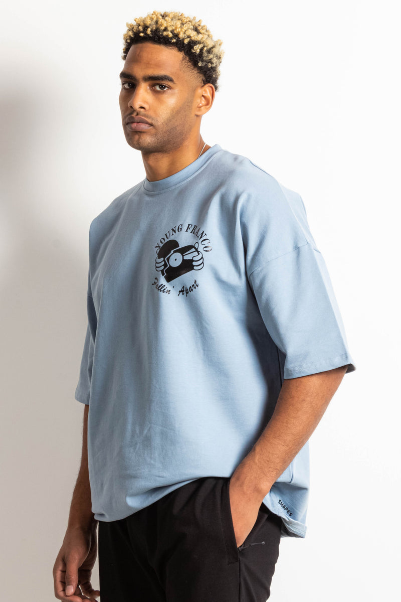 PREMIUM CONTRAST PRINT T-SHIRT