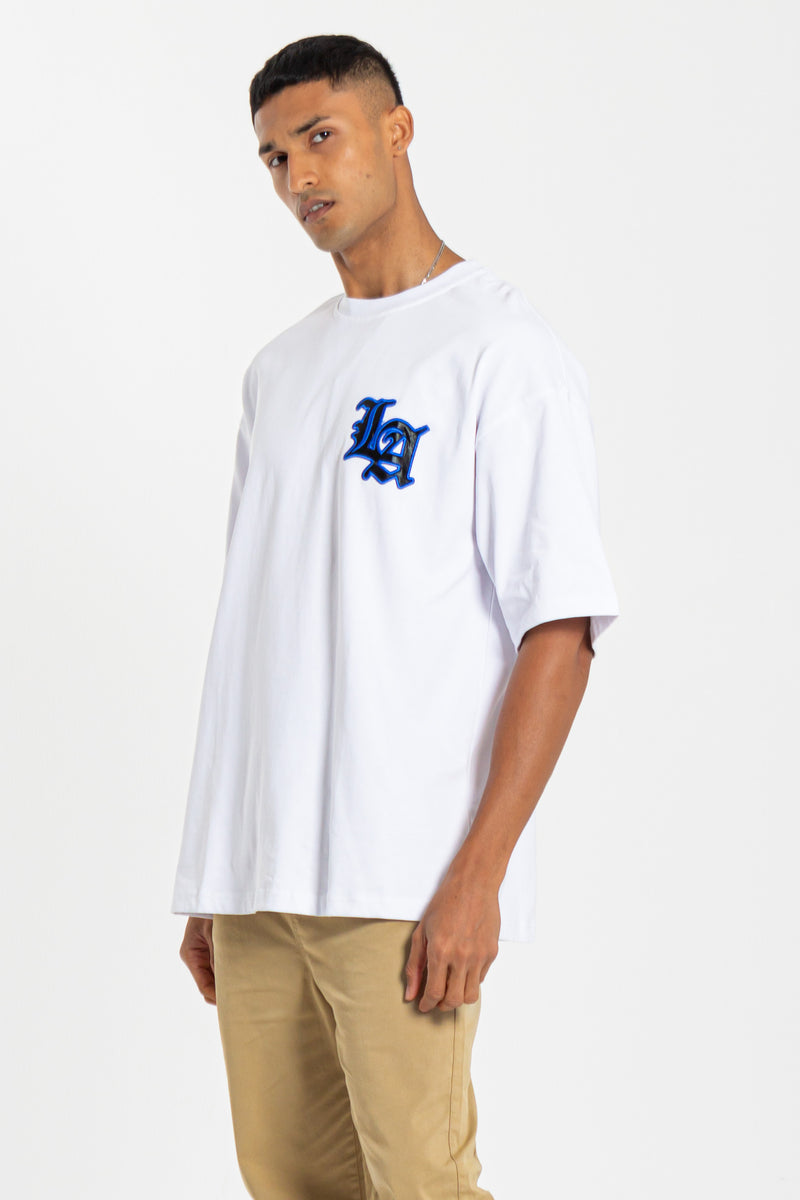 CONTRAST PRINTED LA T-SHIRT