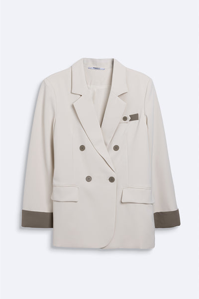 DETAILED OVERSIZED BLAZER