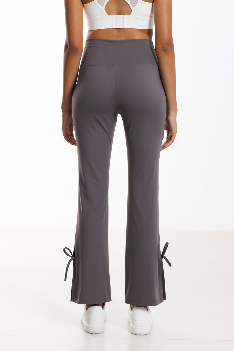 V-Waist Flared Pants