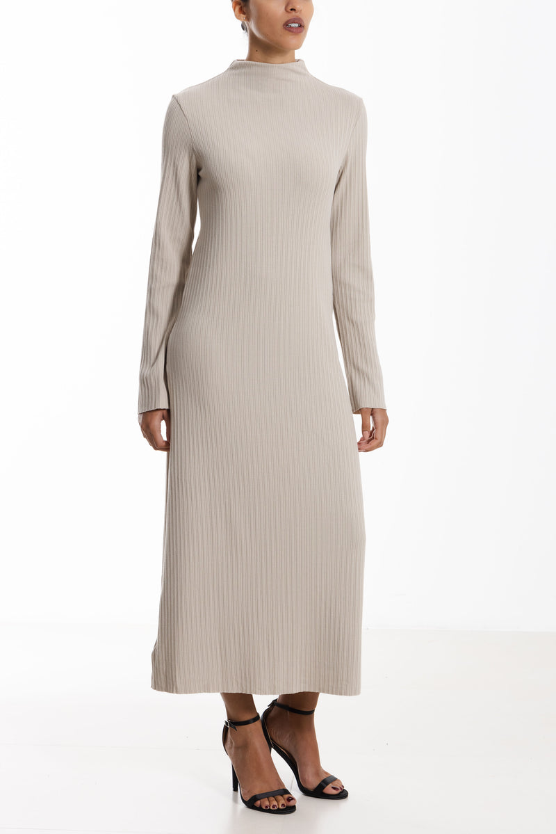TEXTURED KNIT DRESS