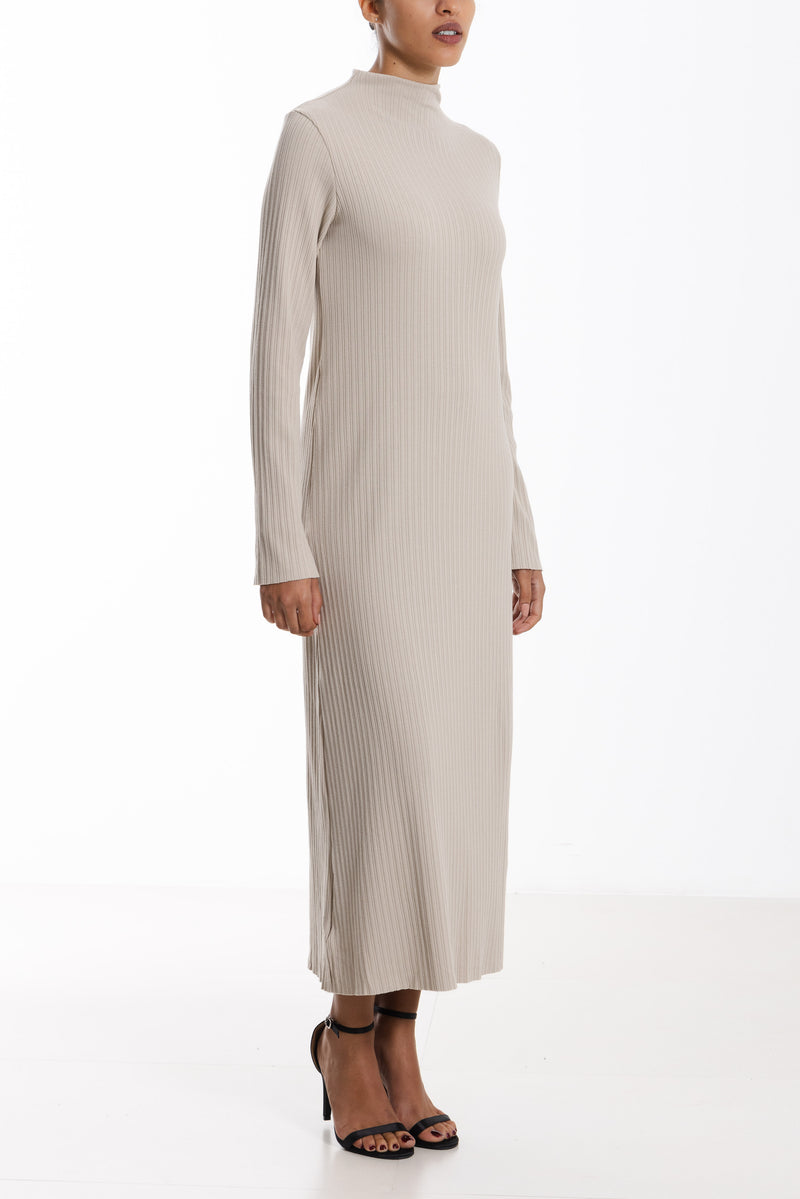 TEXTURED KNIT DRESS