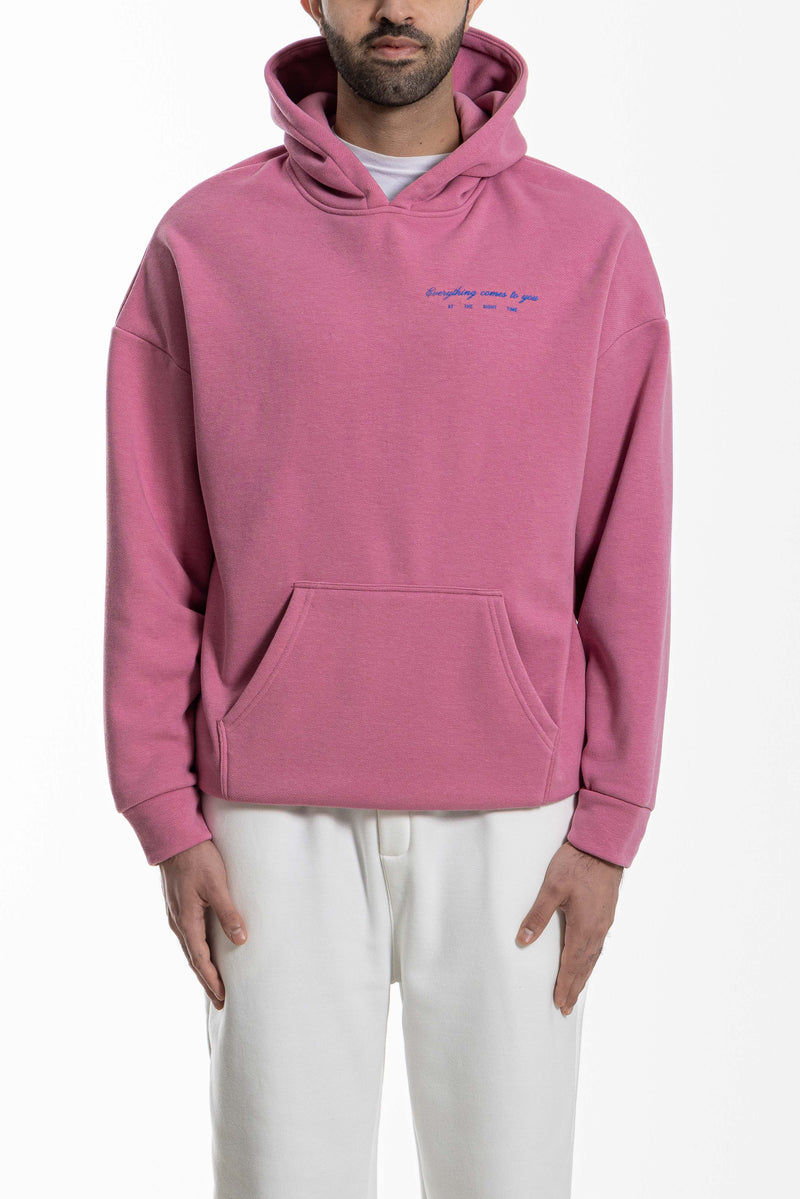SLOGAN PRINTED HEAVYWEIGHT HOODIE