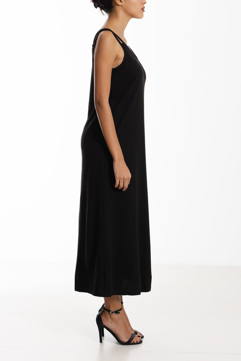 SOFT KNIT MIDI DRESS