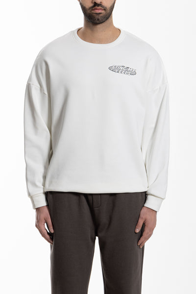 CONTRAST PRINTED SWEATSHIRT