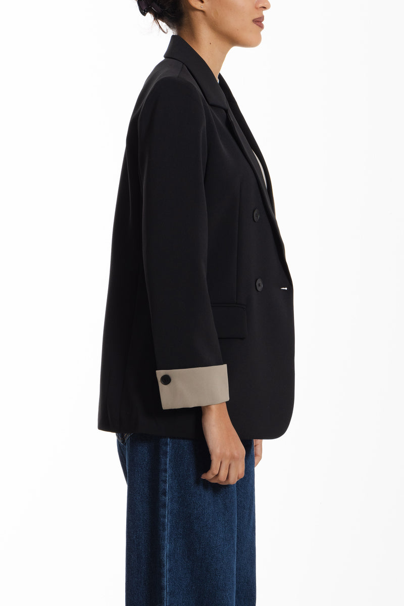 DETAILED OVERSIZED BLAZER