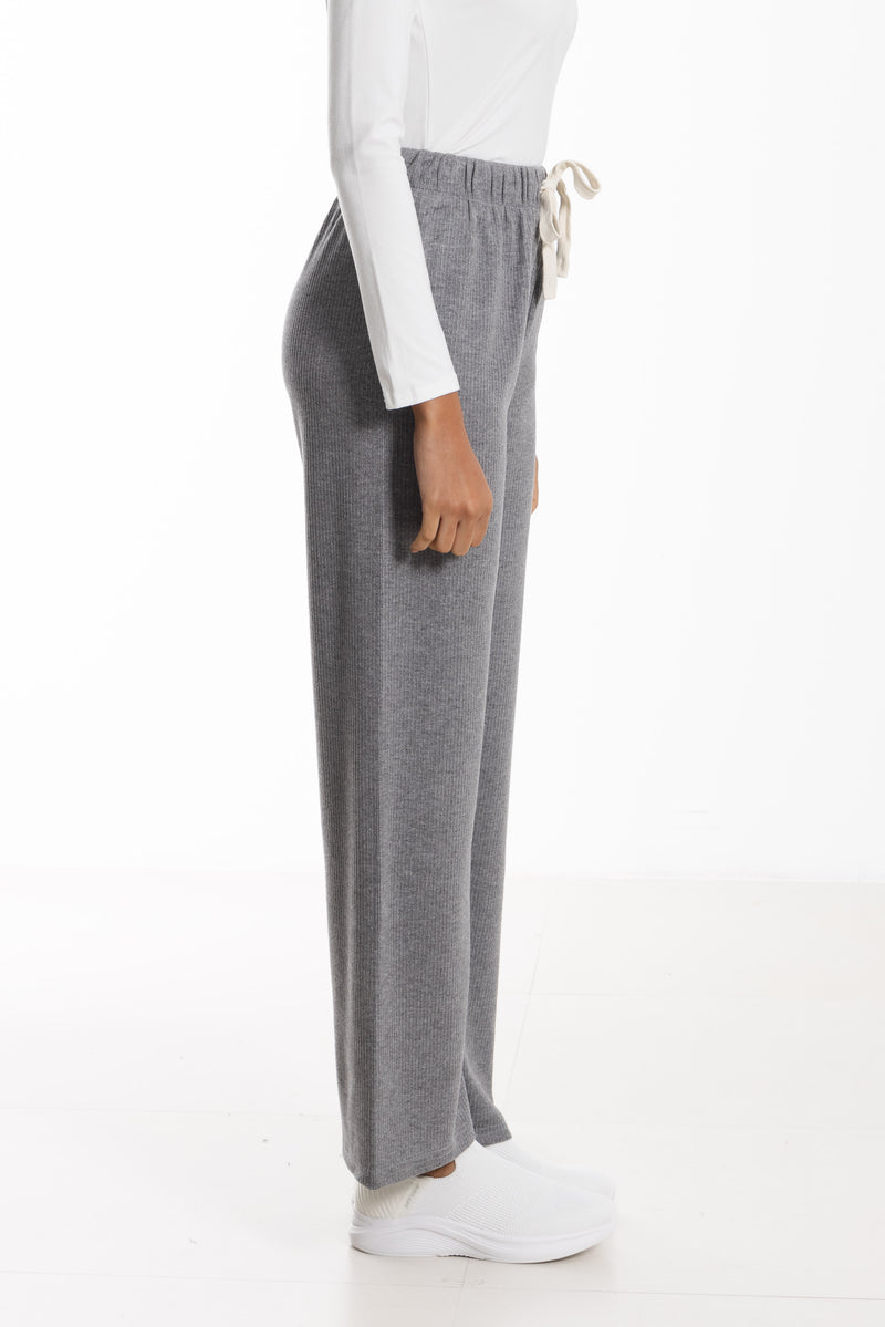RIBBED JOGGER WAIST TROUSERS
